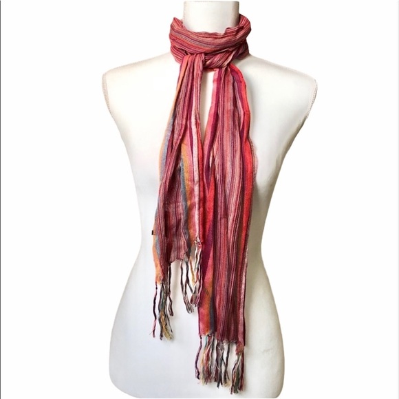 Planeterra Foundation Accessories - Planeterra Foundation Striped Handmade Scarf